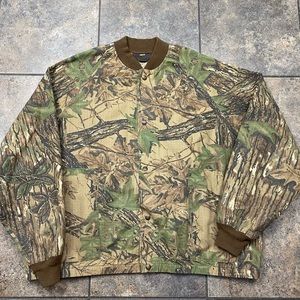 VTG 90’s Liberty Realtree Camo Full Zip Jacket Size XL